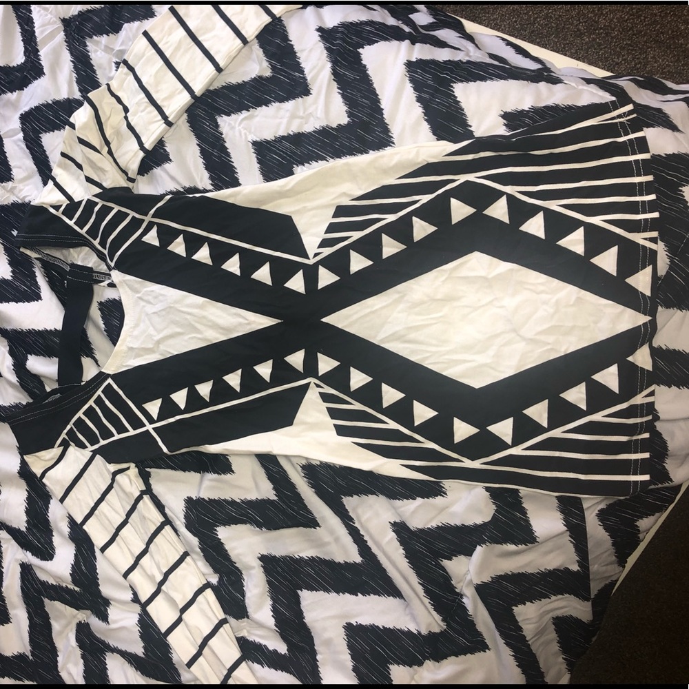 Reverse patterned dress